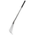 Red Gorilla Long Metal Rake - Black