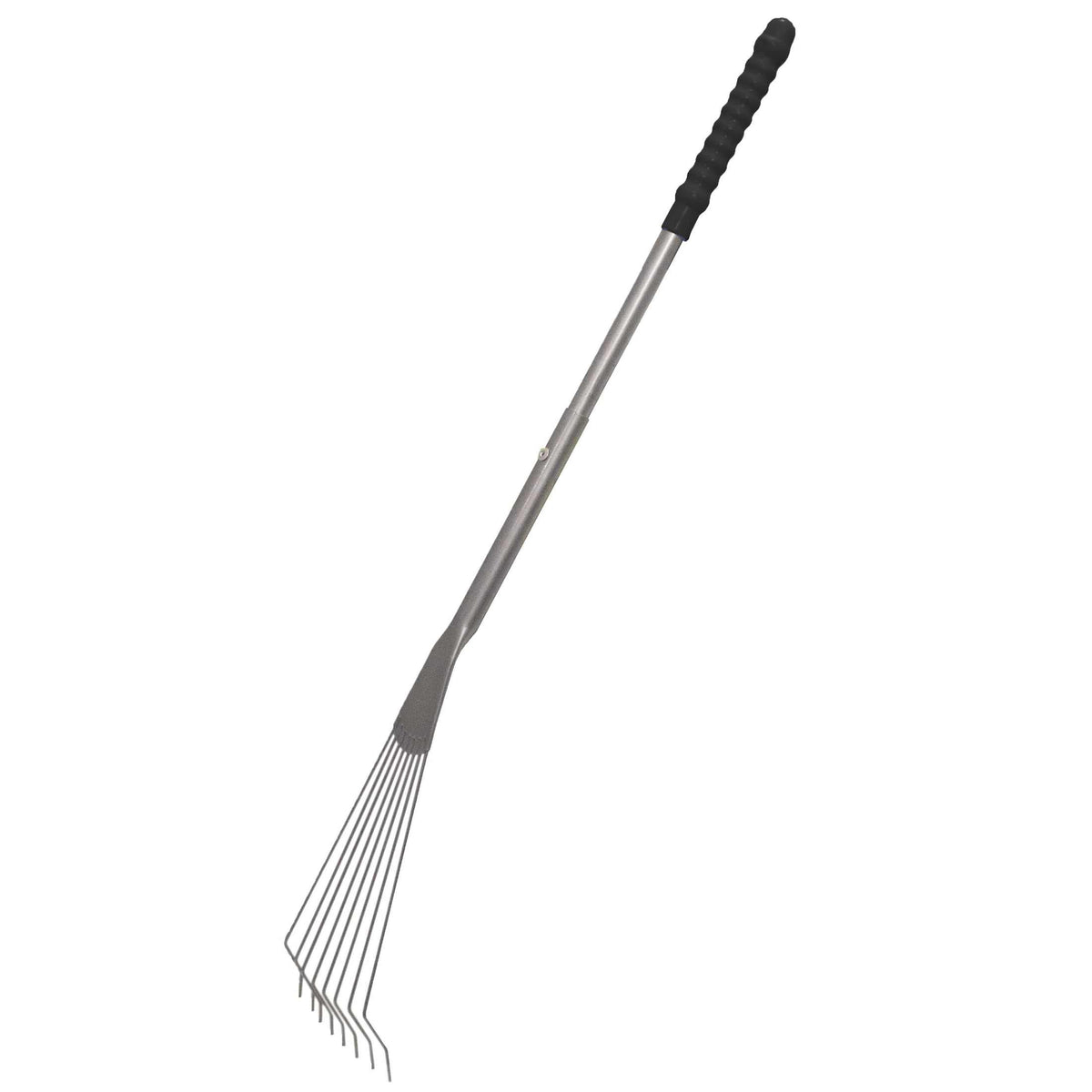 Red Gorilla Long Metal Rake - Black