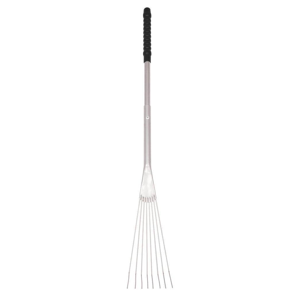 Red Gorilla Long Metal Rake - Black