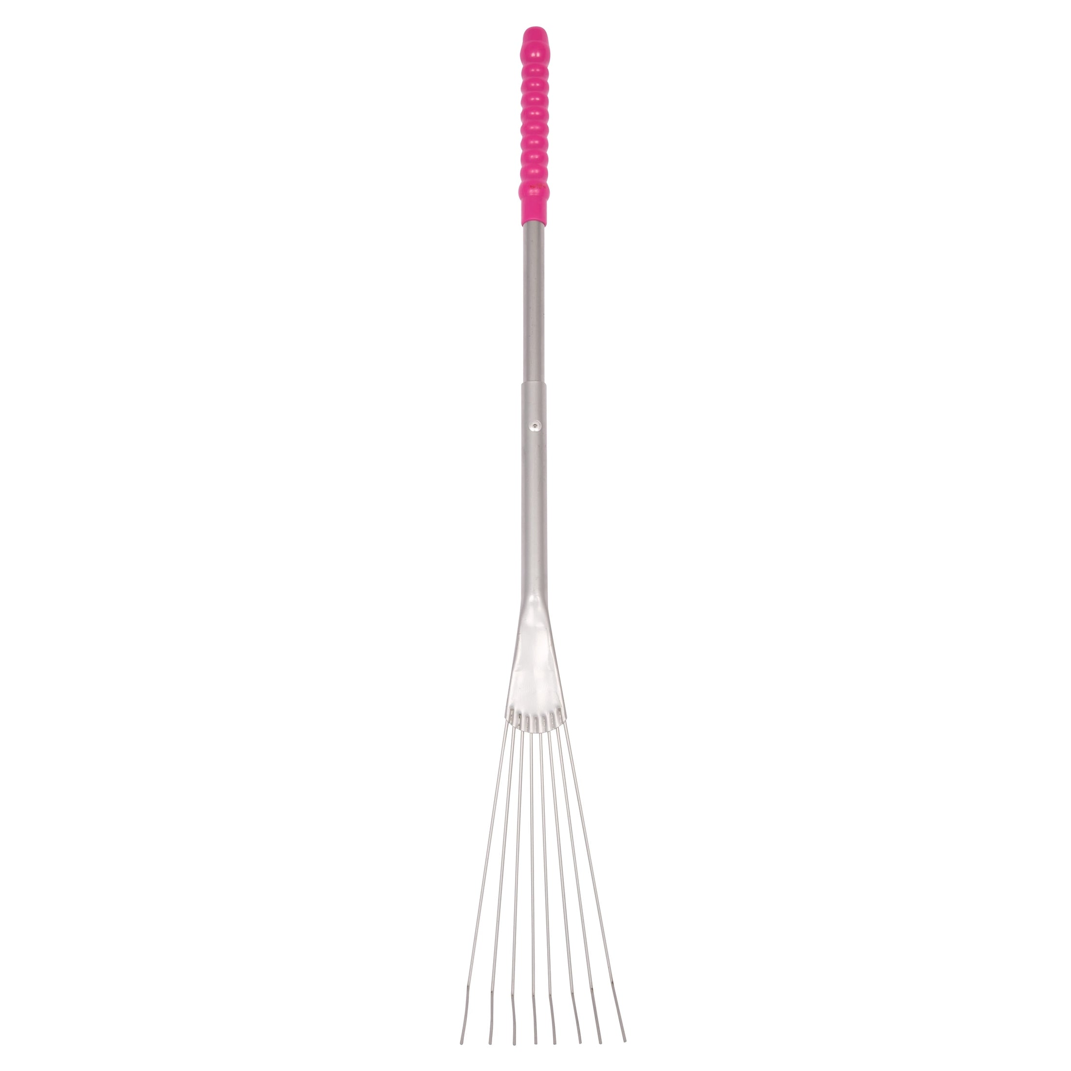 Red Gorilla Long Metal Rake - Pink