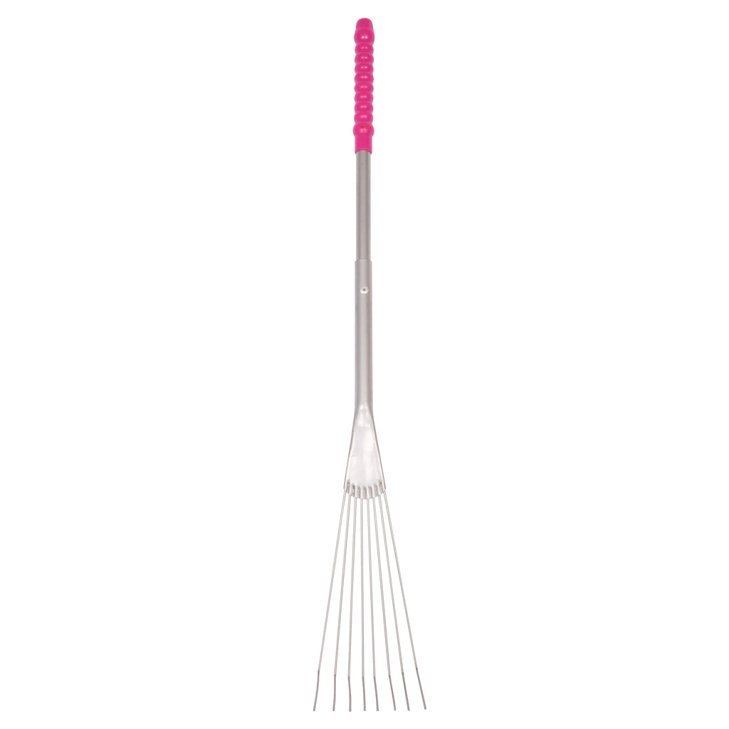 Red Gorilla Long Metal Rake - Pink