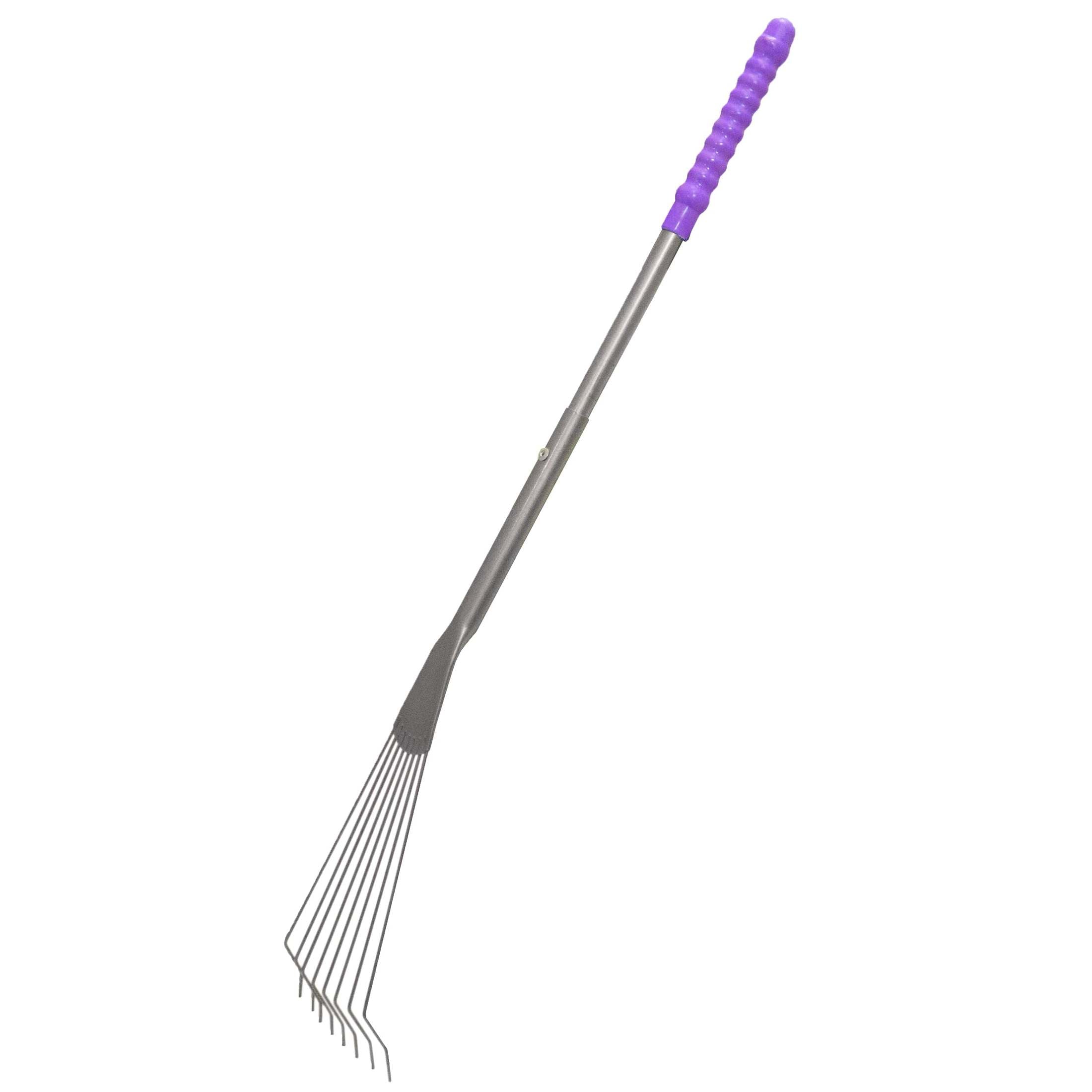 Red Gorilla Long Metal Rake - Purple