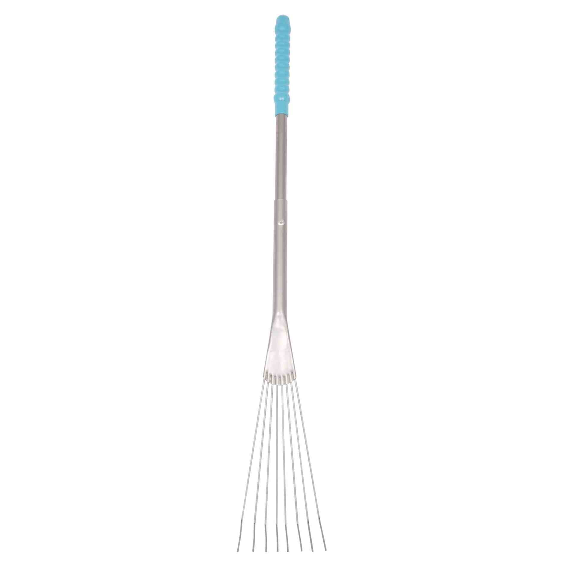 Red Gorilla Long Metal Rake - Sky Blue