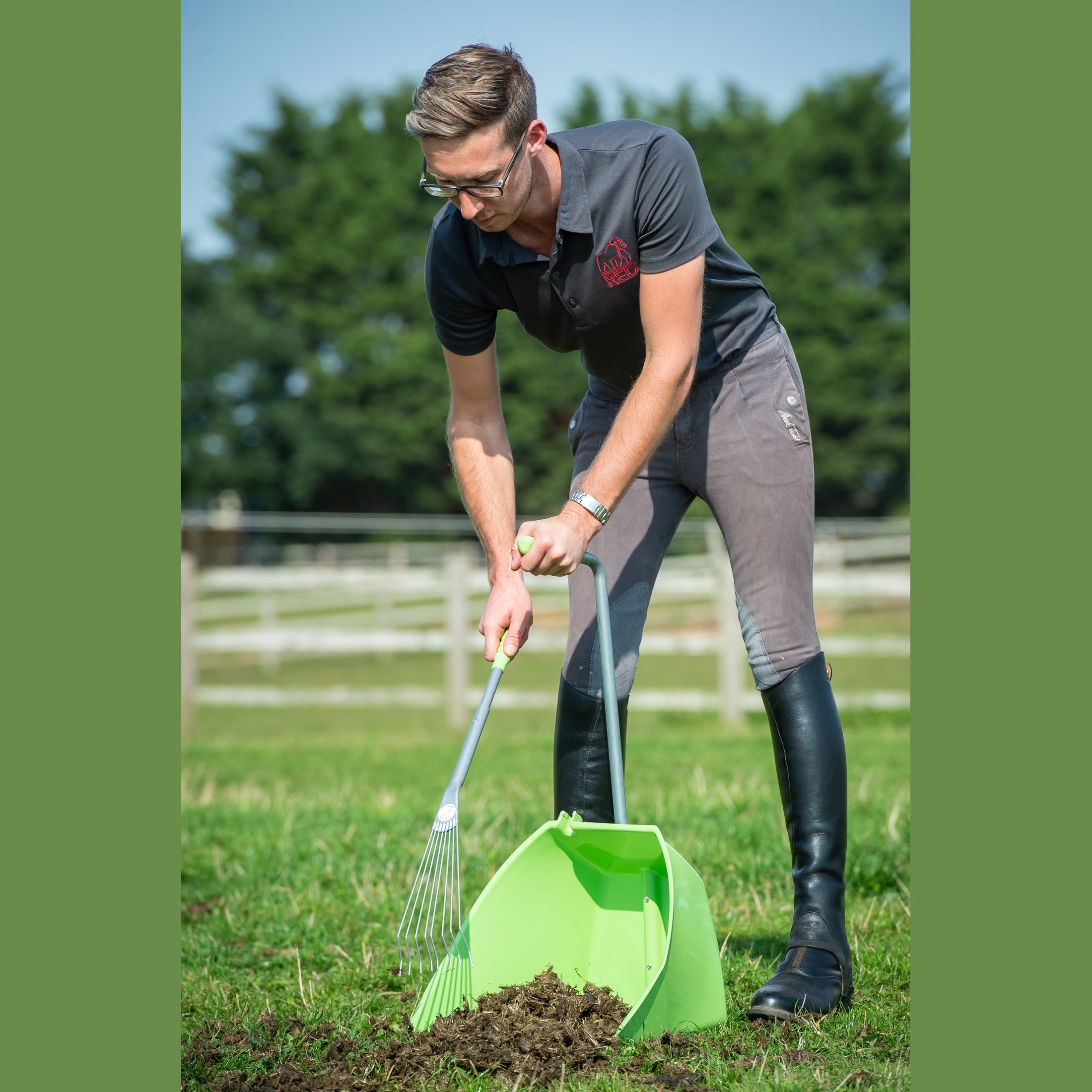 Big Tidee & Long Metal Rake - Pistachio (Big Tidee + Long Rake)