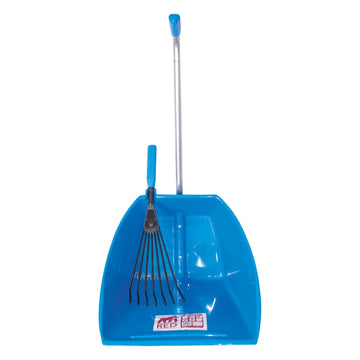Big Tidee & Short Plastic Rake - Blue (Big Tidee + Plastic Rake)