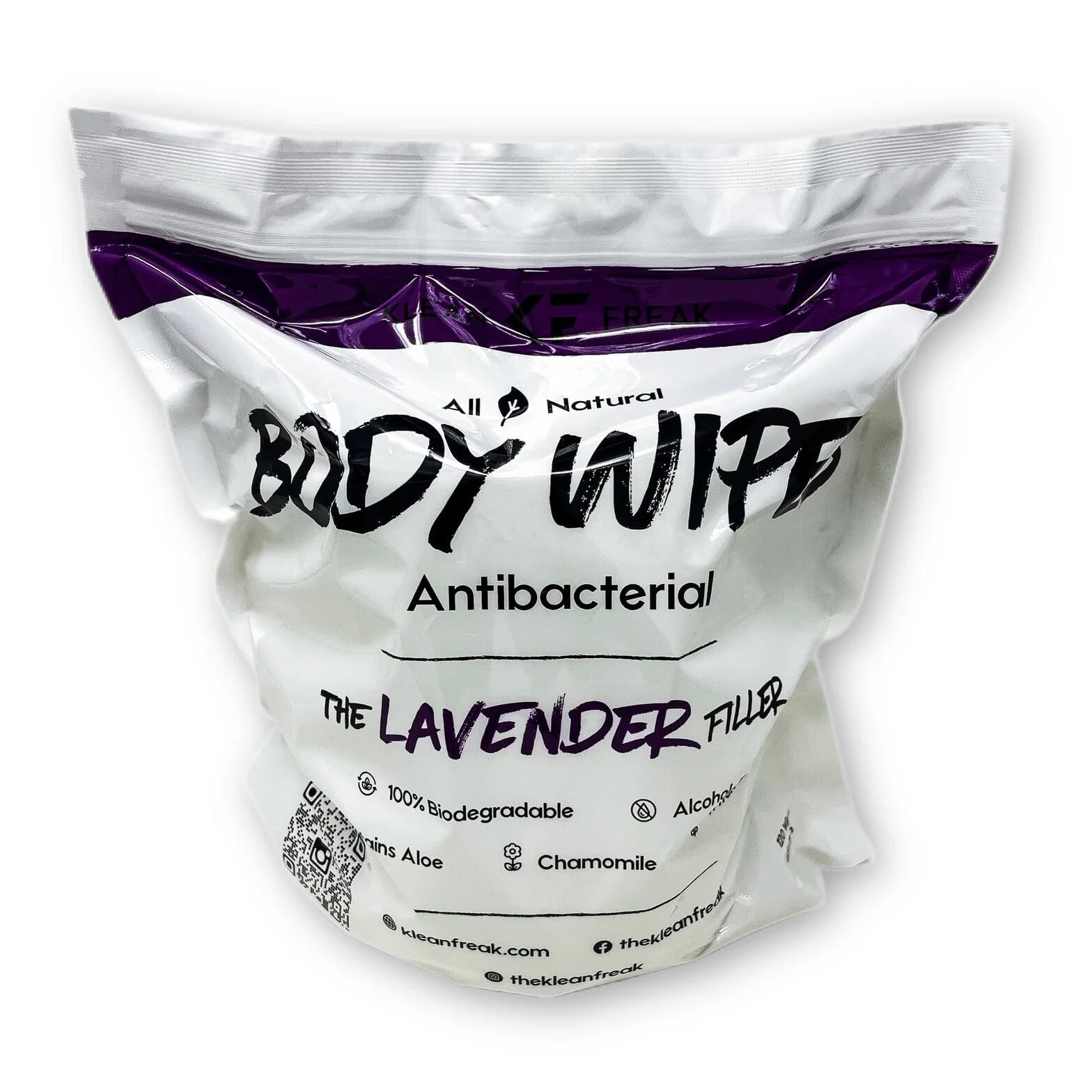 Klean Freak Body Wipes The Filler - Lavender