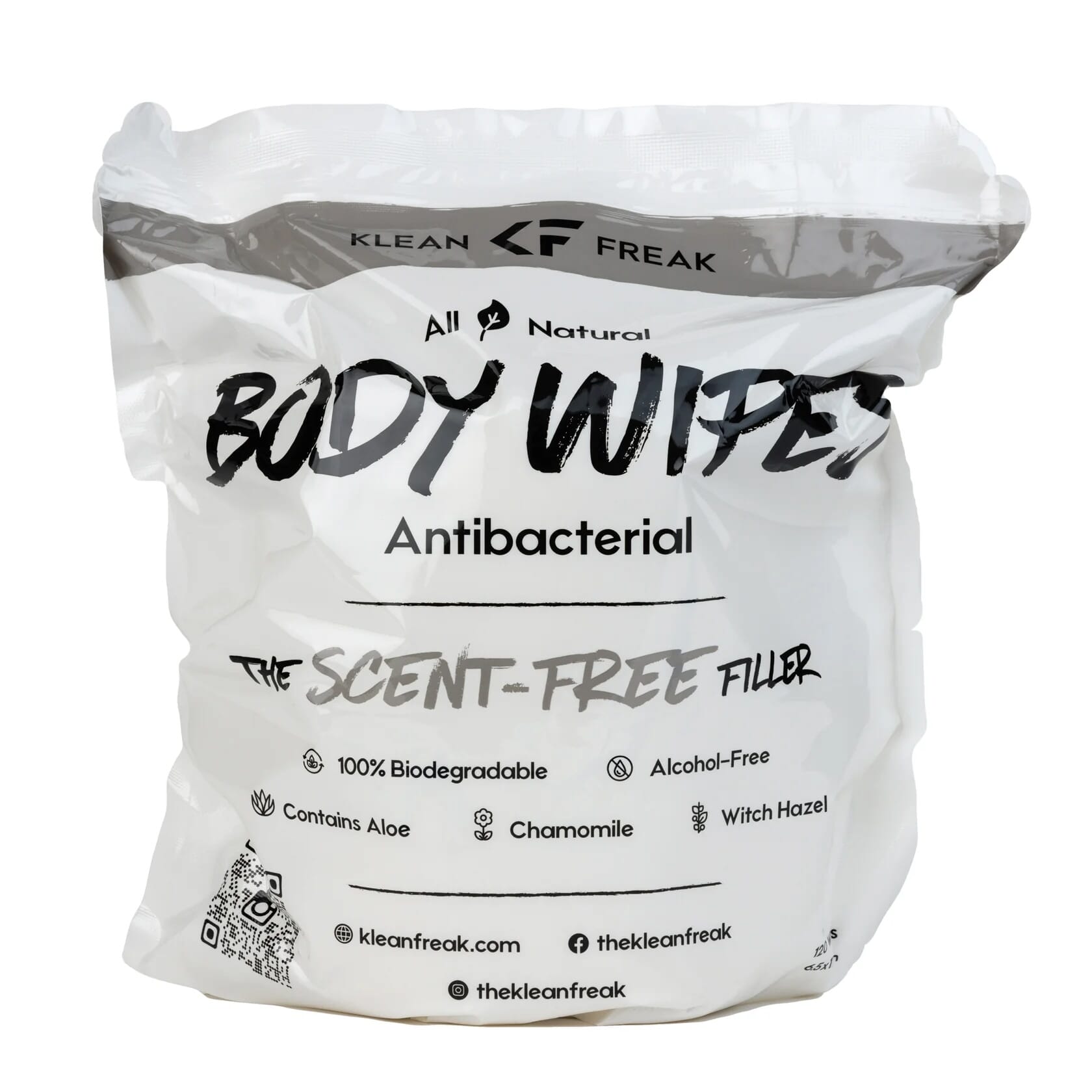 Klean Freak Body Wipes The Filler - Scent Free
