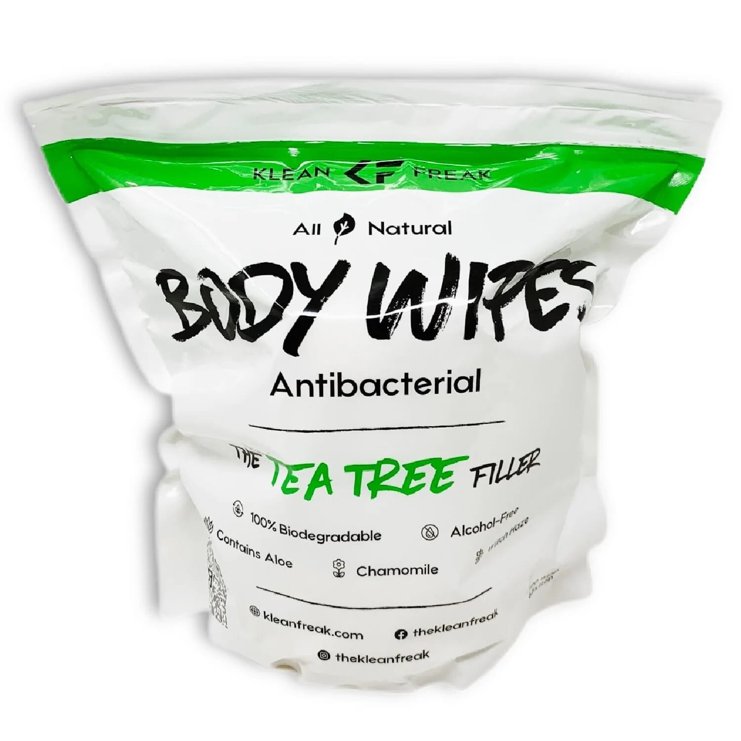 Klean Freak Body Wipes The Filler - Tea Tree