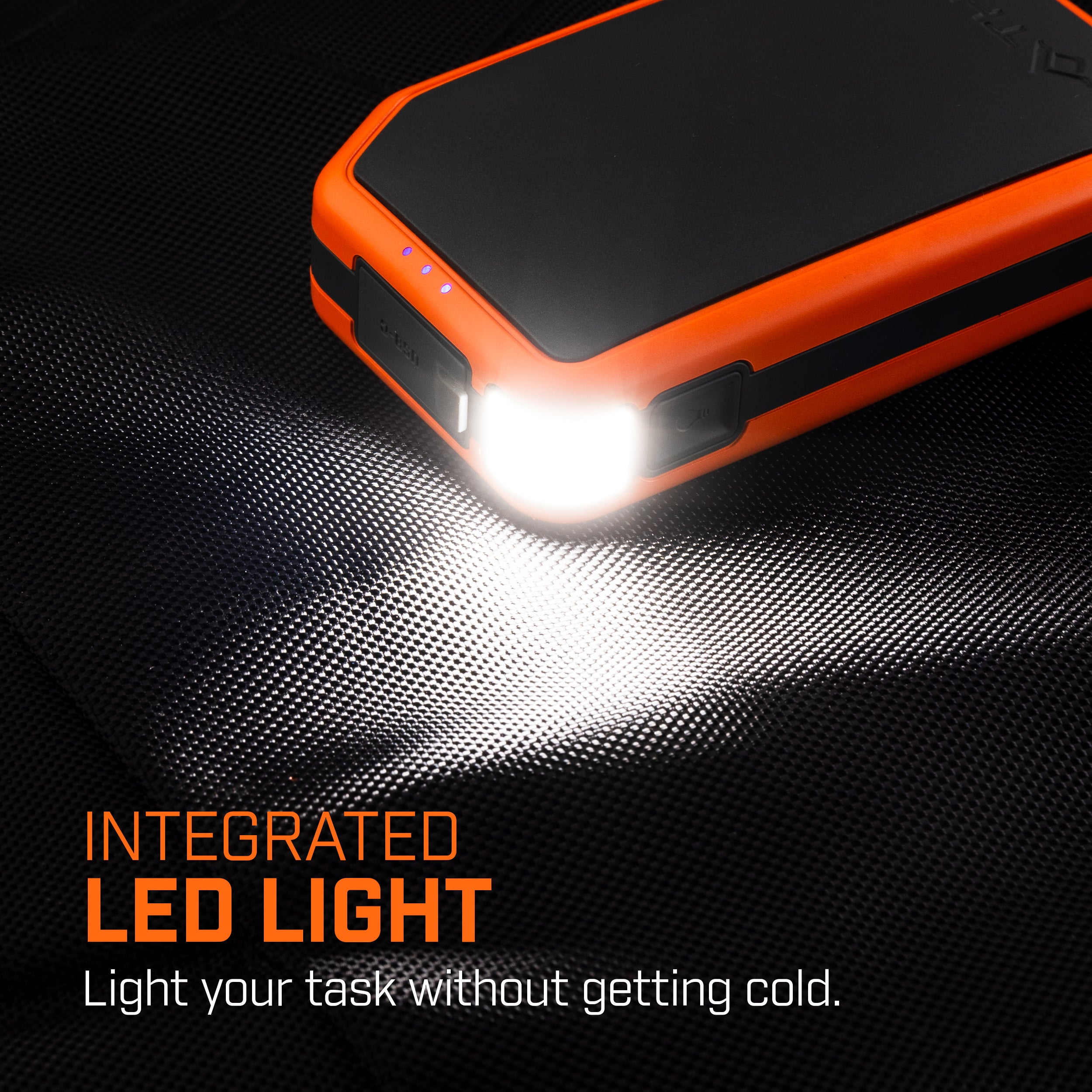 Rechargeable Hand Warmer With Integrated Flashlight 10,000mAh