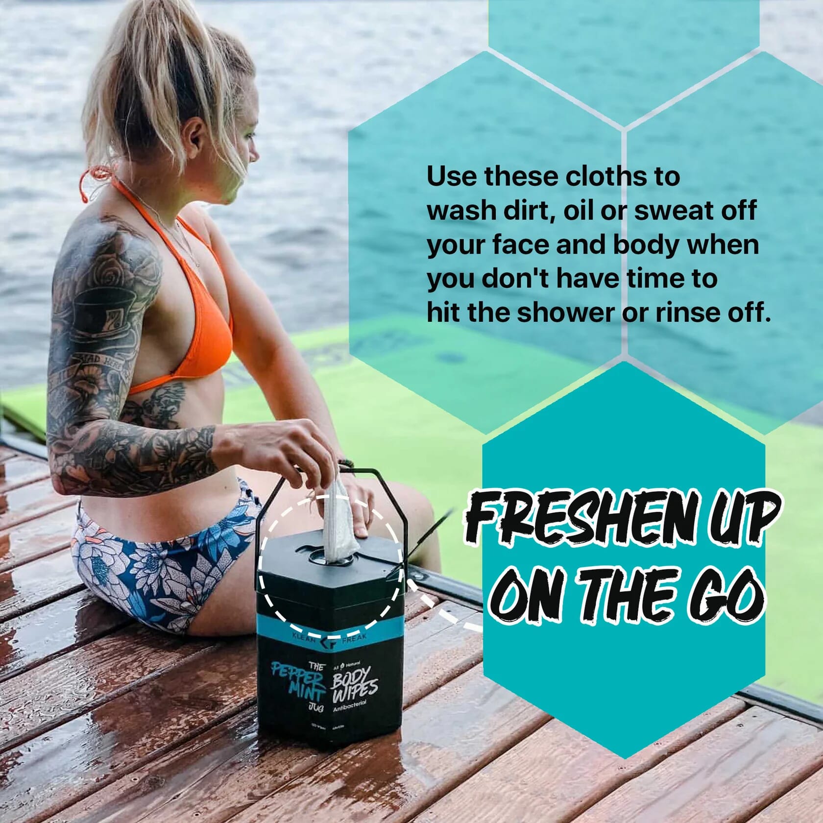 Klean Freak Body Wipes The Jug - Coconut