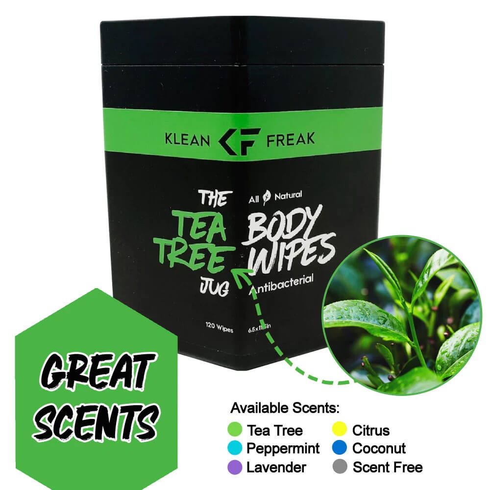 Klean Freak Body Wipes The Jug - Tea Tree