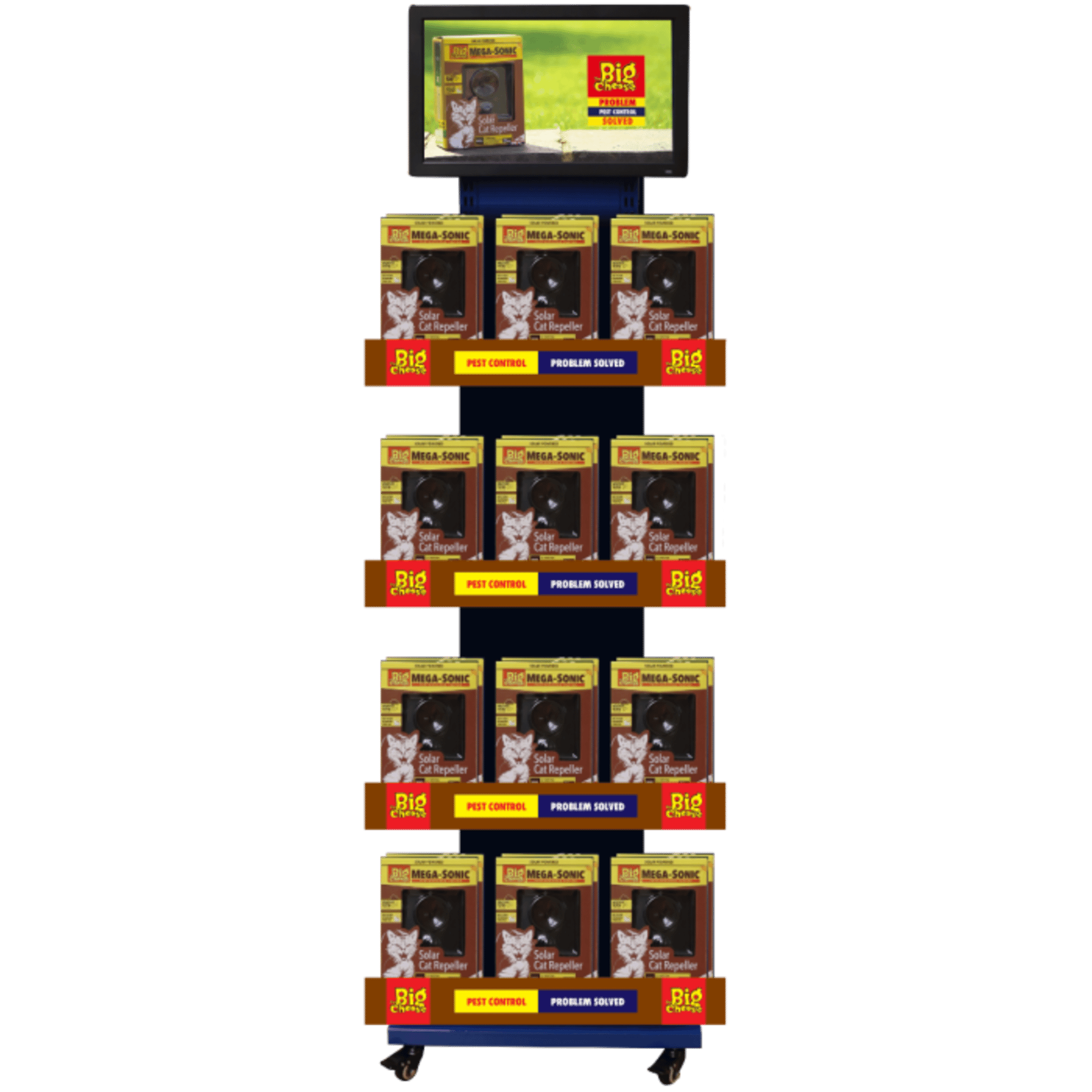 STV - In-Store Problem Solved Video - The Big Cheese Mega-Sonic Solar Cat Repeller
