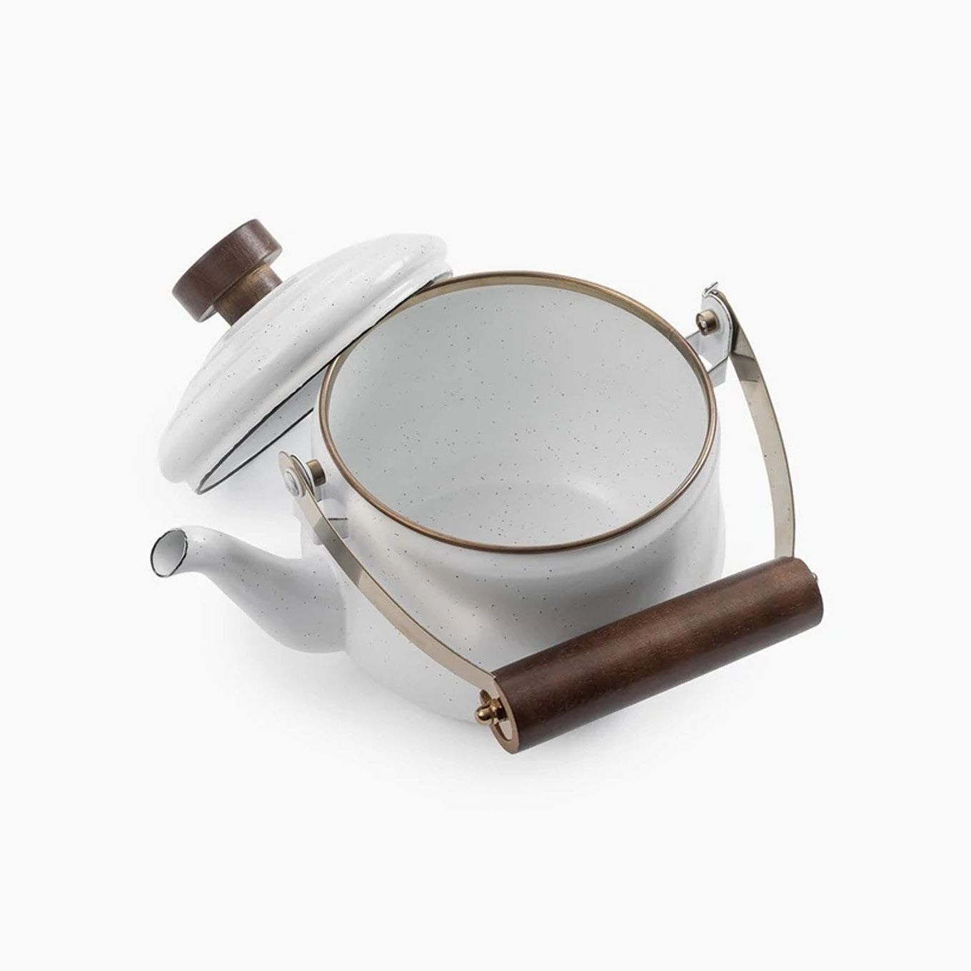 Enamel Teapot - Eggshell