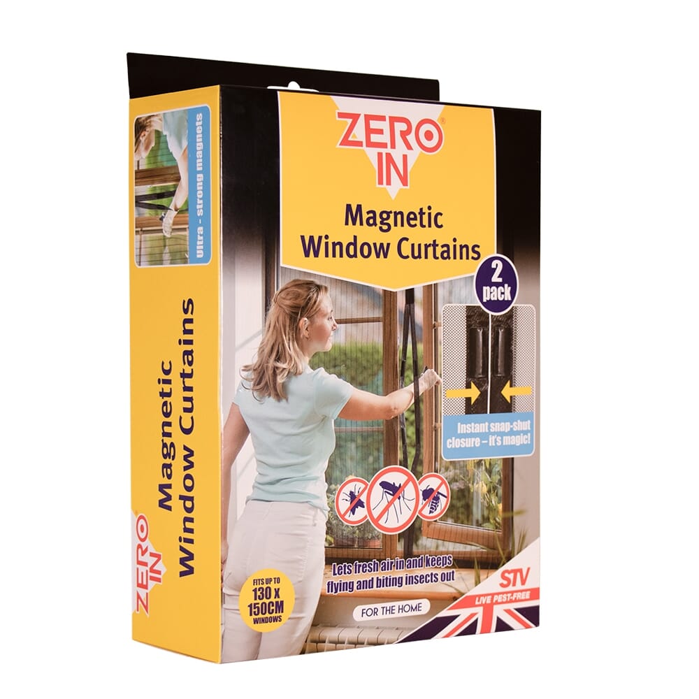 STV Magnetic Window Insect Curtain - Twinpack