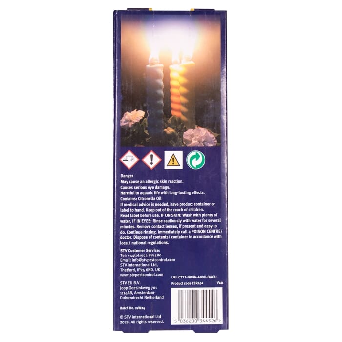 STV Citronella Table Top Flares - Beach Party - 3-Pack