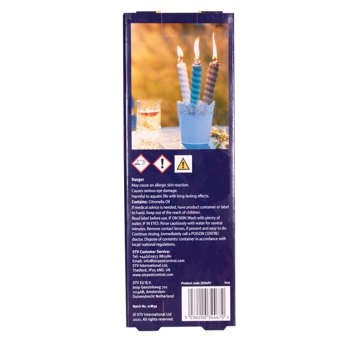 STV  Citronella Table Top Flares - Close to Home - 3-Pack