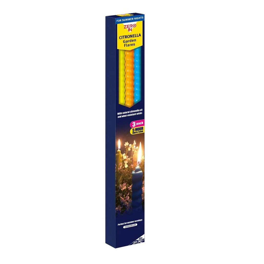 STV  Citronella Garden Flares - Beach Party - 12-Pack
