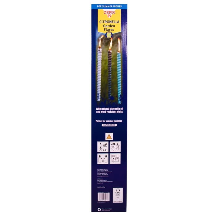 STV  Citronella Garden Flares - Close to Home - 12-Pack