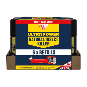 STV  Natural Insect Killer Refill - 200ml Aerosol 6-pack
