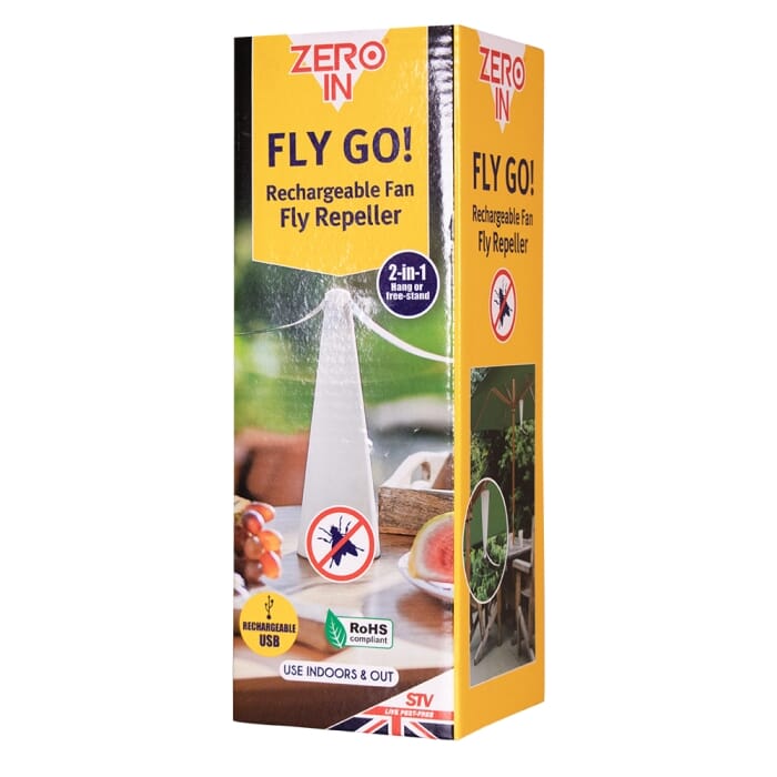 جهاز طرد الحشرات الطائر STV Fly Go! القابل لإعادة الشحن عبر USB