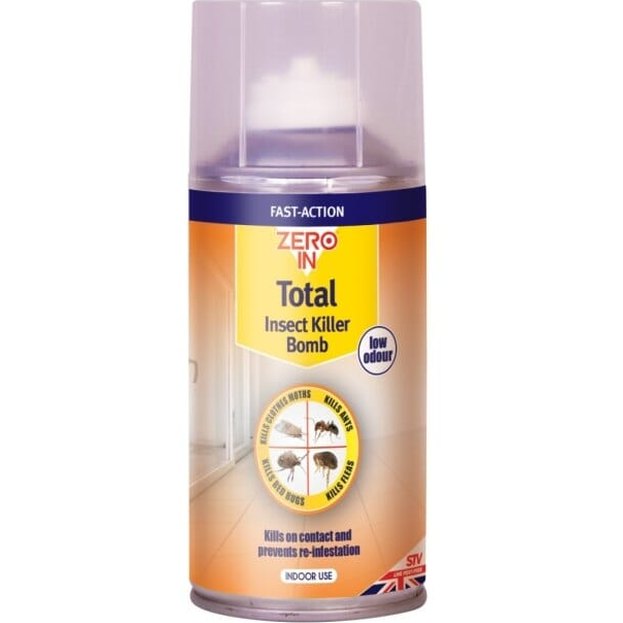 STV Total Insect Killer Bomb - 150ml One Shot Aerosol