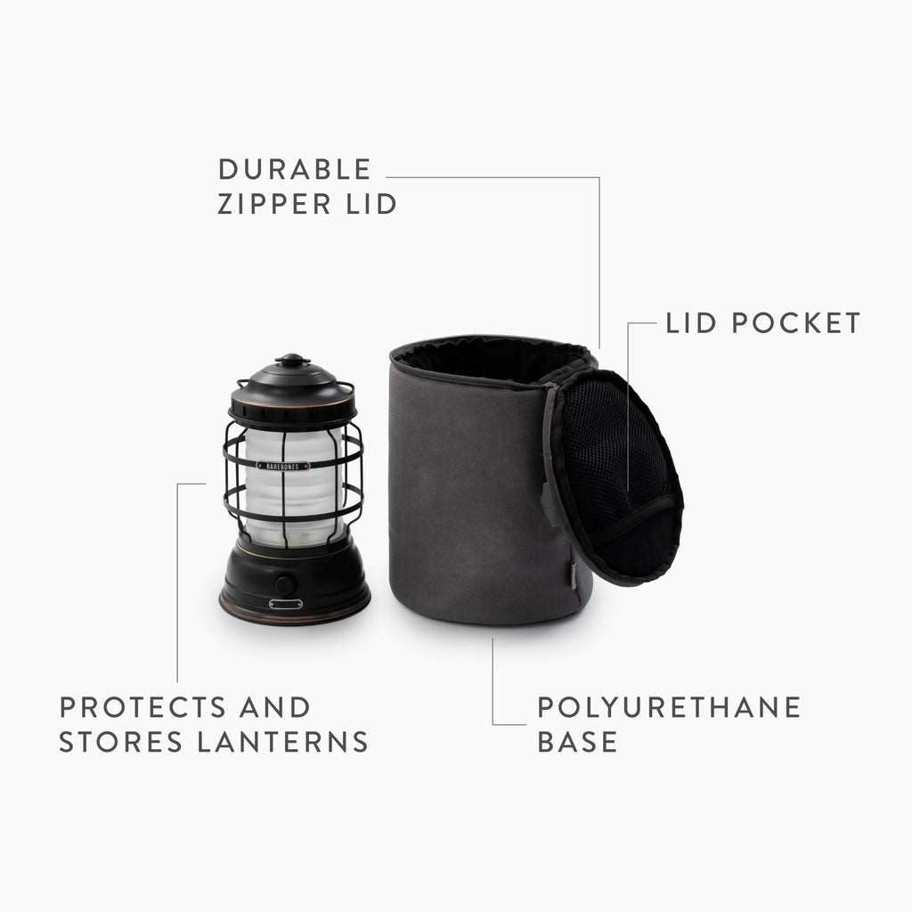 Barebones Zippered Lantern Storage Bag