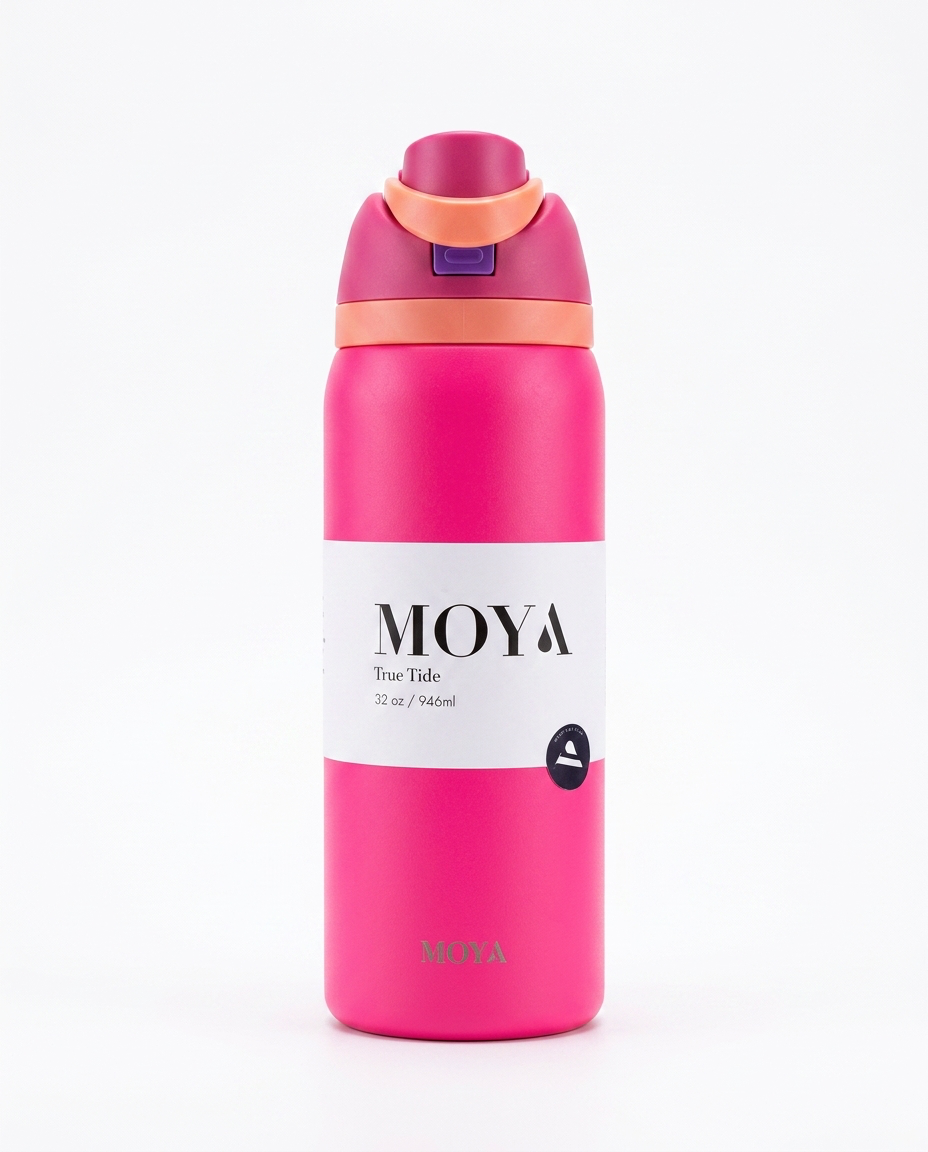 Moya "True Tide" 32oz Insulated Sustainable Water Bottle