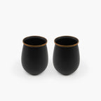 Barebones Enamel Tumbler Charcoal - Set of 2