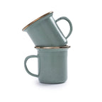 Barebones Enamel Espresso Cup Green - Set of 2
