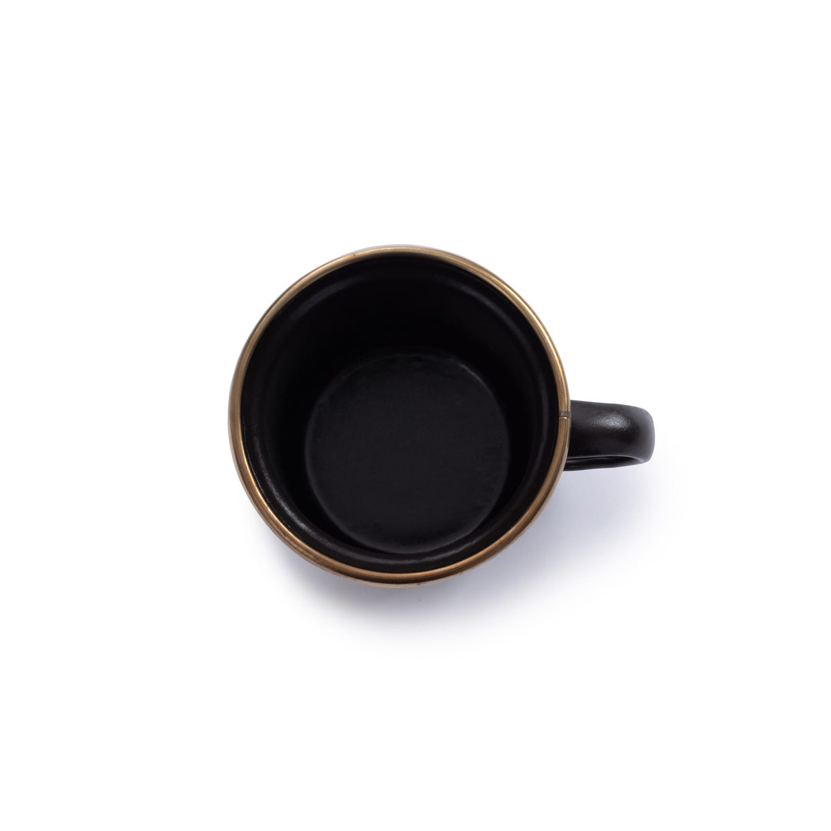 Barebones Enamel Espresso Cup Charcoal - Set of 2
