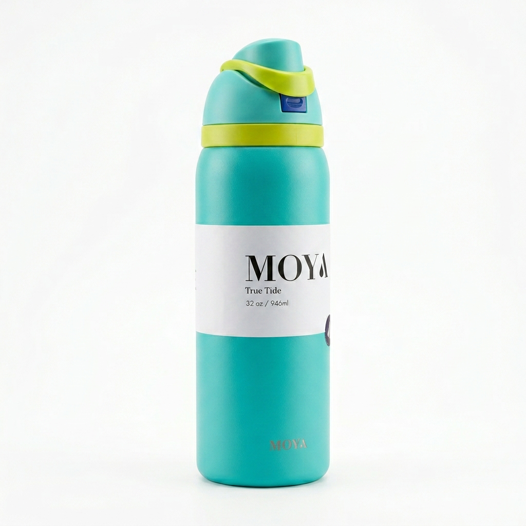 Moya "True Tide" 32oz Insulated Sustainable Water Bottle