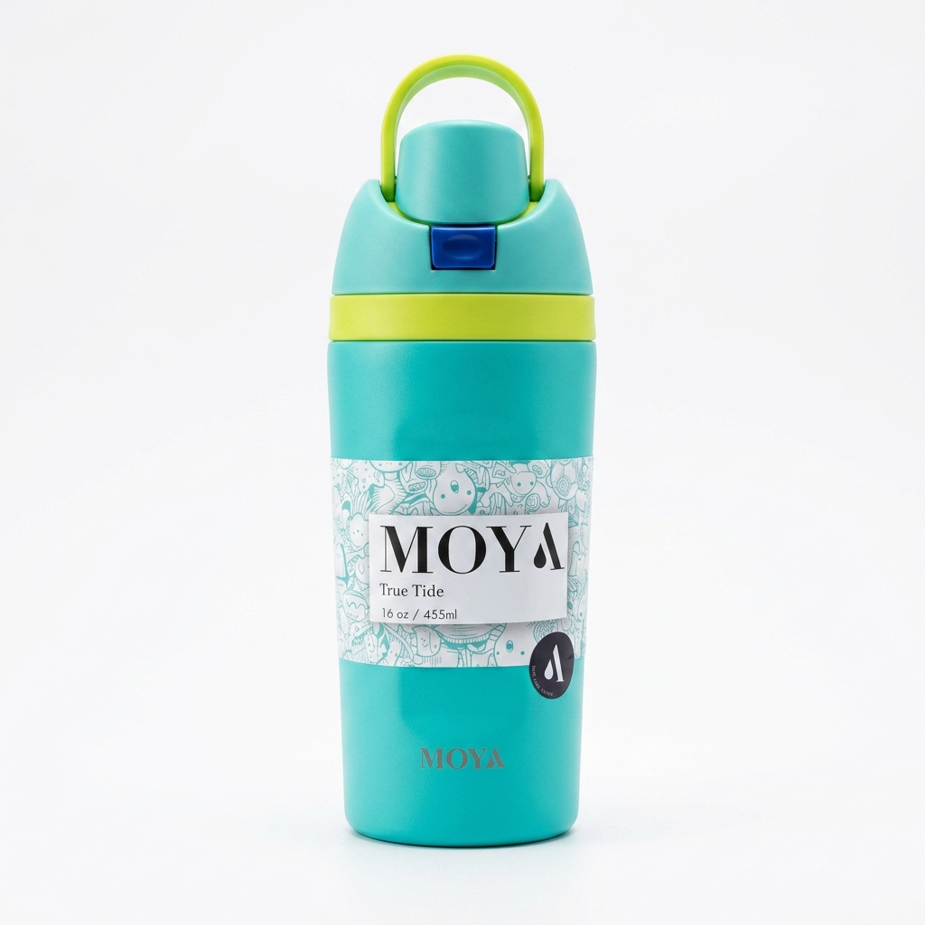 Moya "True Tide" 16oz Insulated Sustainable Water Bottle