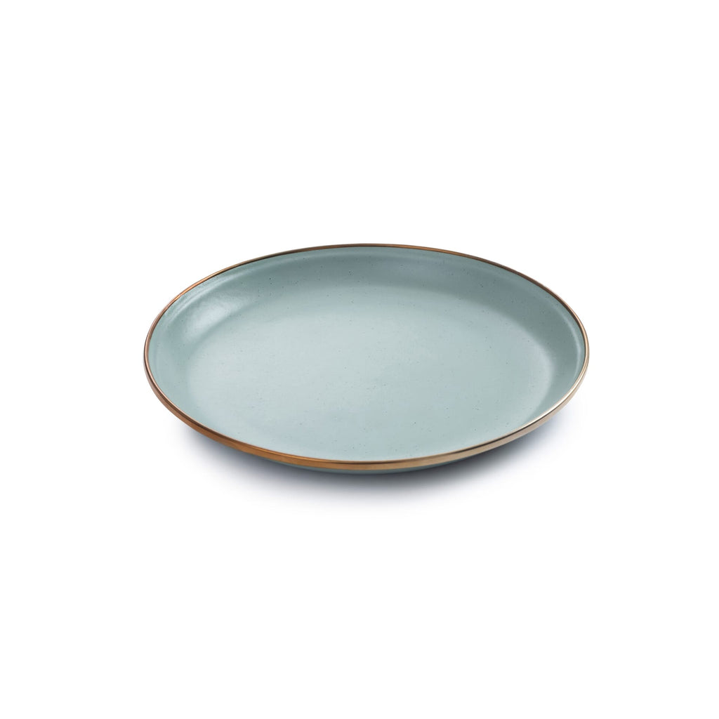 Barebones Enamel Salad Plate Green - Set of 2