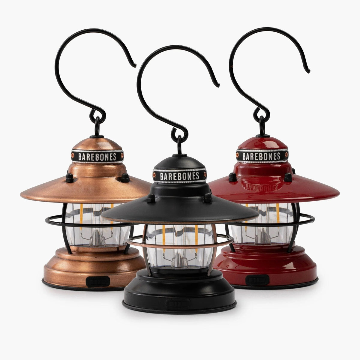 Barebones Edison Mini Lantern - 3 Pack - Assorted Colors
