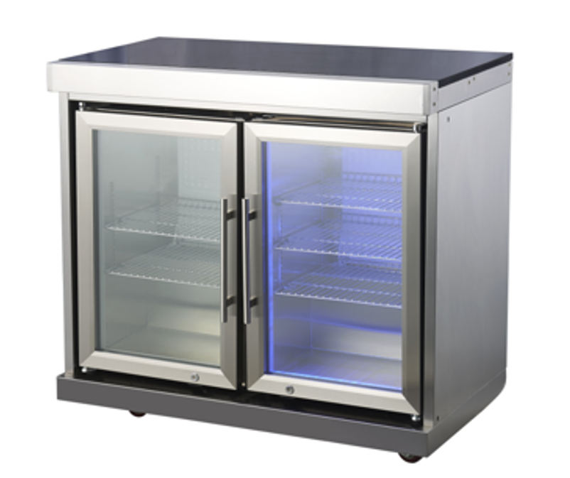 Fornizza Double Fridge Black
