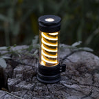 Barebones Edison Light Stick Tumbled Steel