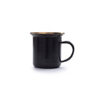 Barebones Enamel Espresso Cup Charcoal - Set of 2
