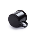 Barebones Enamel Mug Charcoal - Set of 2