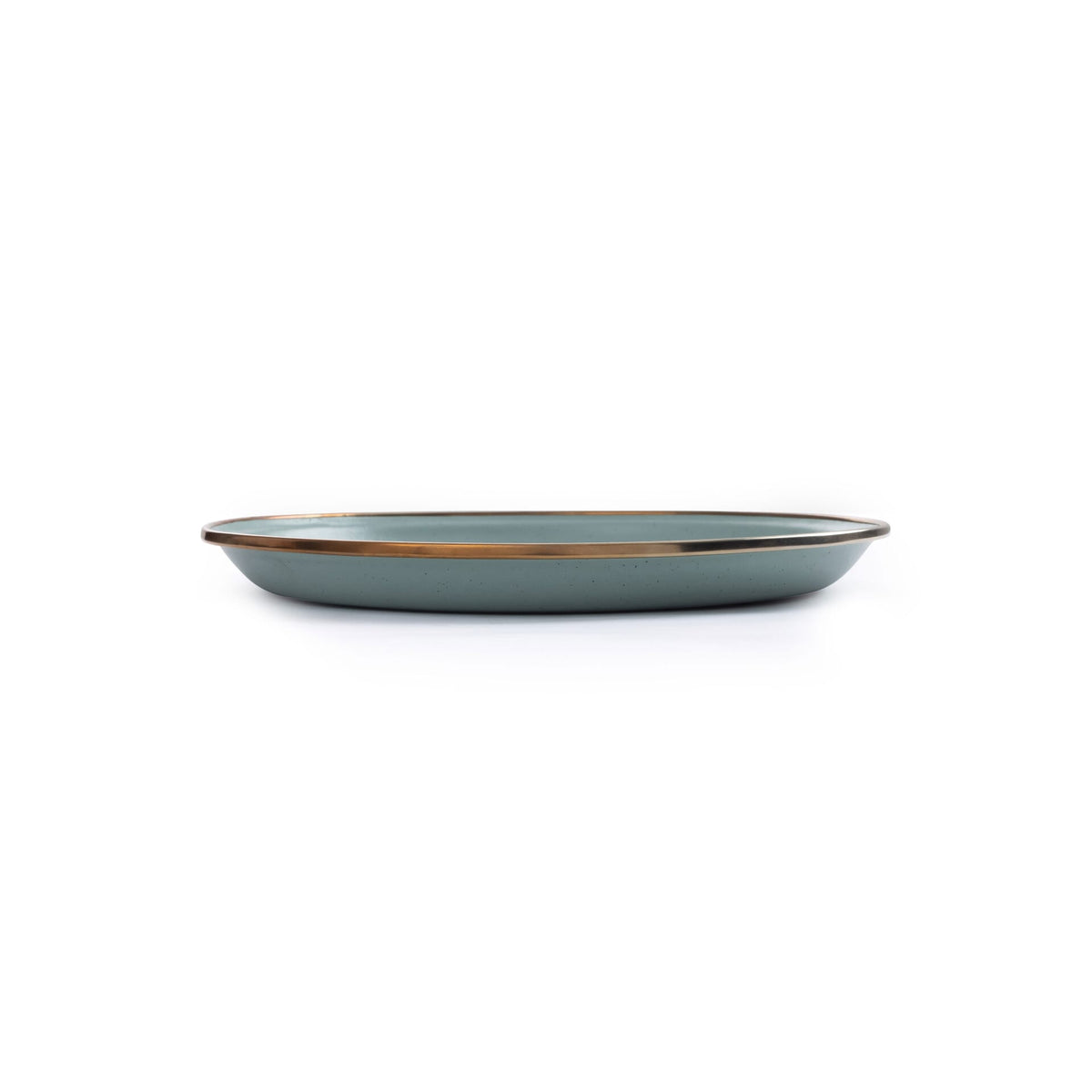 Barebones Enamel Salad Plate Green - Set of 2