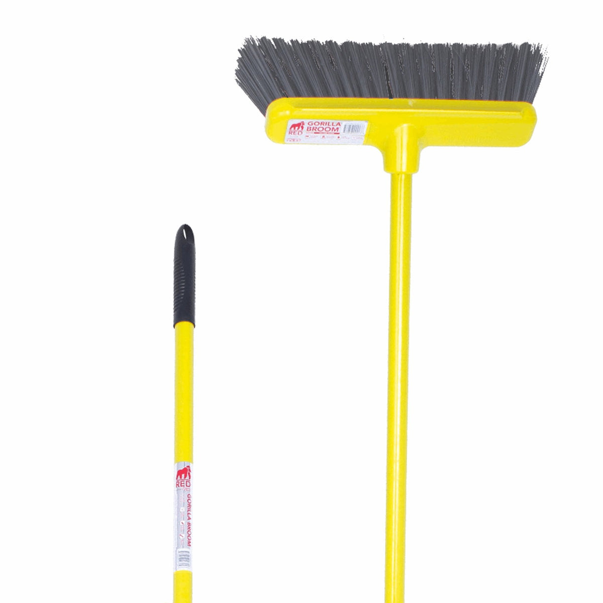Red Gorilla Telescopic Gorilla Broom 30cm Soft Bristle Head - Yellow