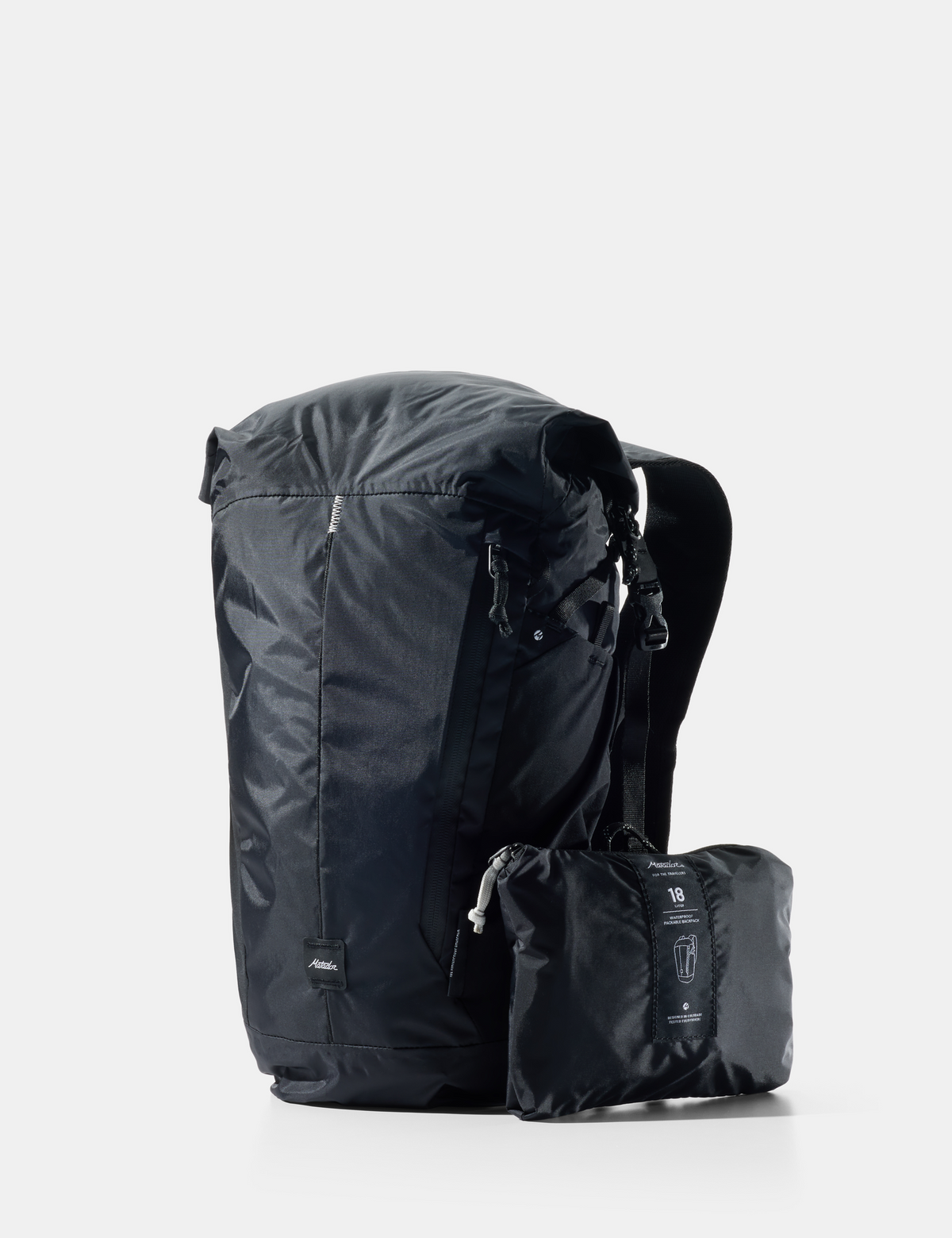 Matador 18L Waterproof Packable Backpack - Black